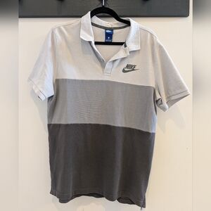 Nike Men's Gray Polo Shirt